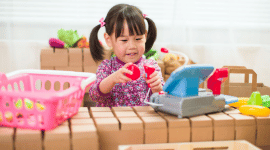 imaginative play with open-ended classroom furniture