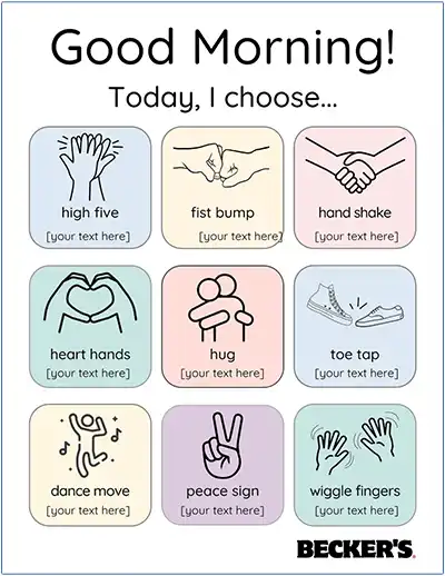 Morning Routine Color Editable