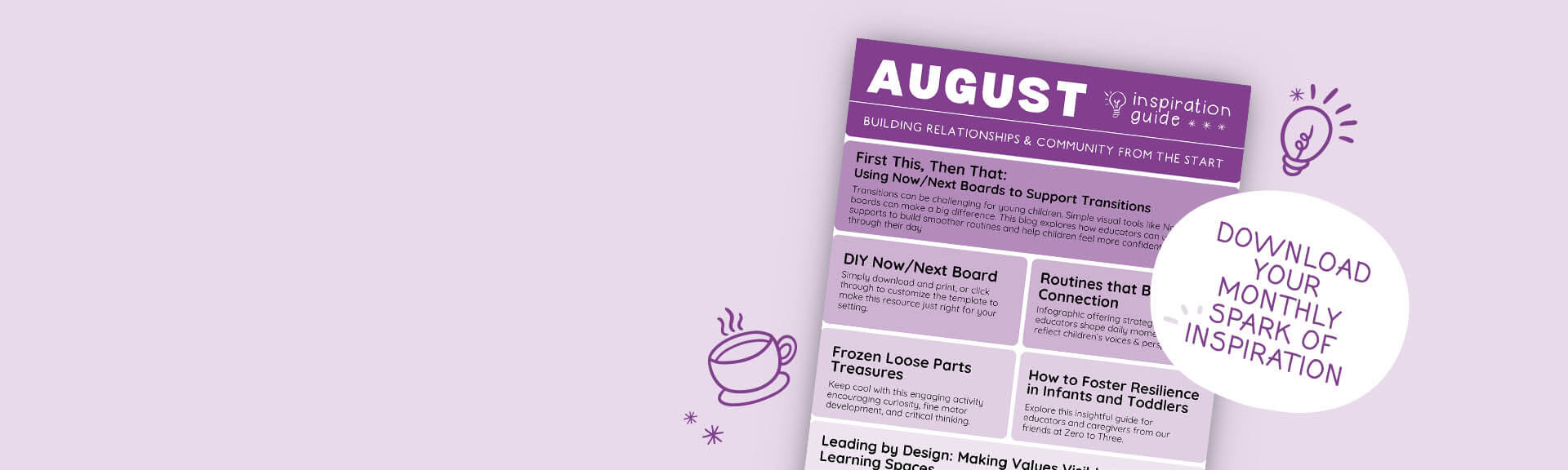 Becker's August 2025 Teacher Inspiration Guide