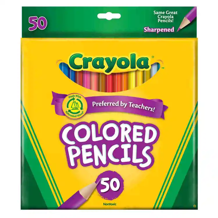 Crayola®  Colored Pencils, 50 Colors