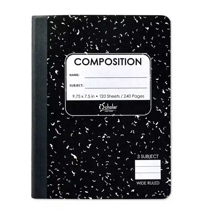 3 Subject Composition Book, Sewn-Dozen