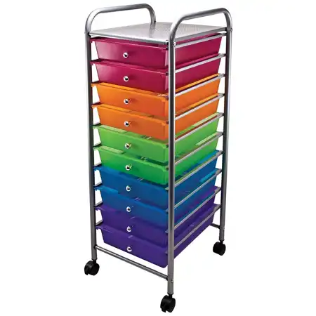 10-Drawer Mobile Organizer