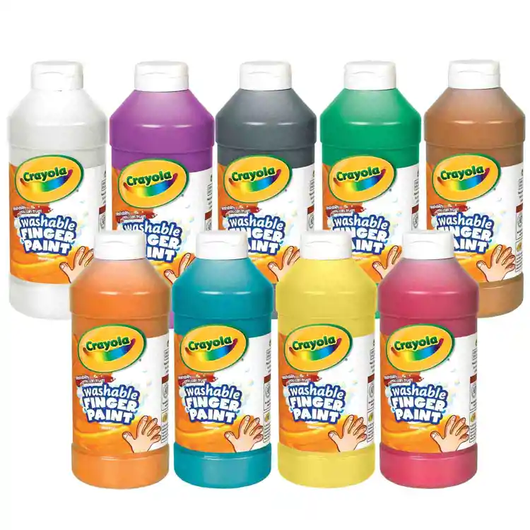 Crayola® Washable Finger Paints Set