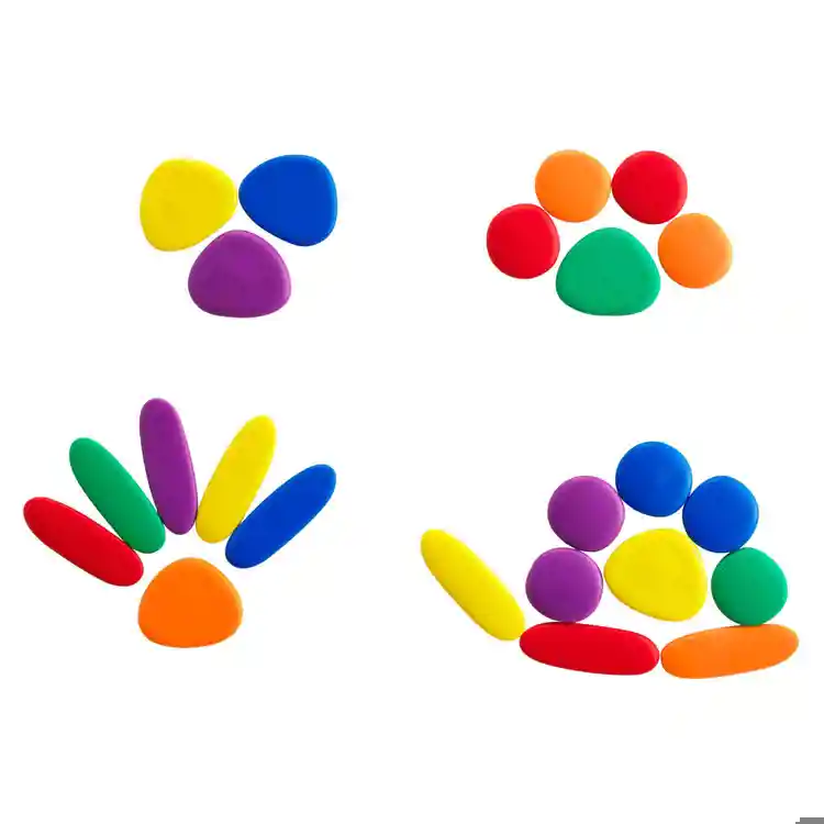 Junior Rainbow Pebbles, Primary Colors