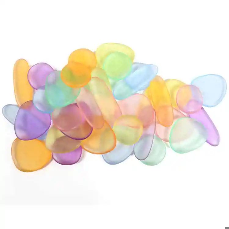 Junior Rainbow Pebbles, Clear Colors