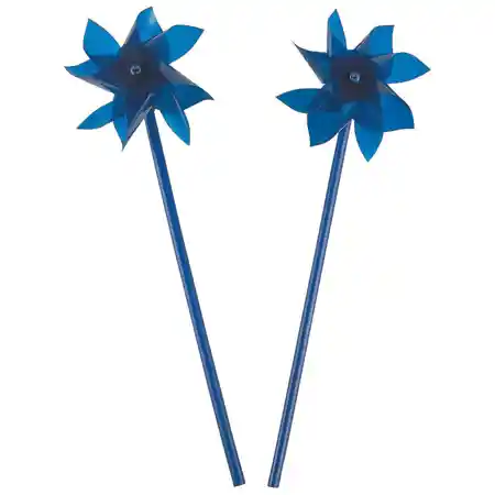 Blue Pinwheels