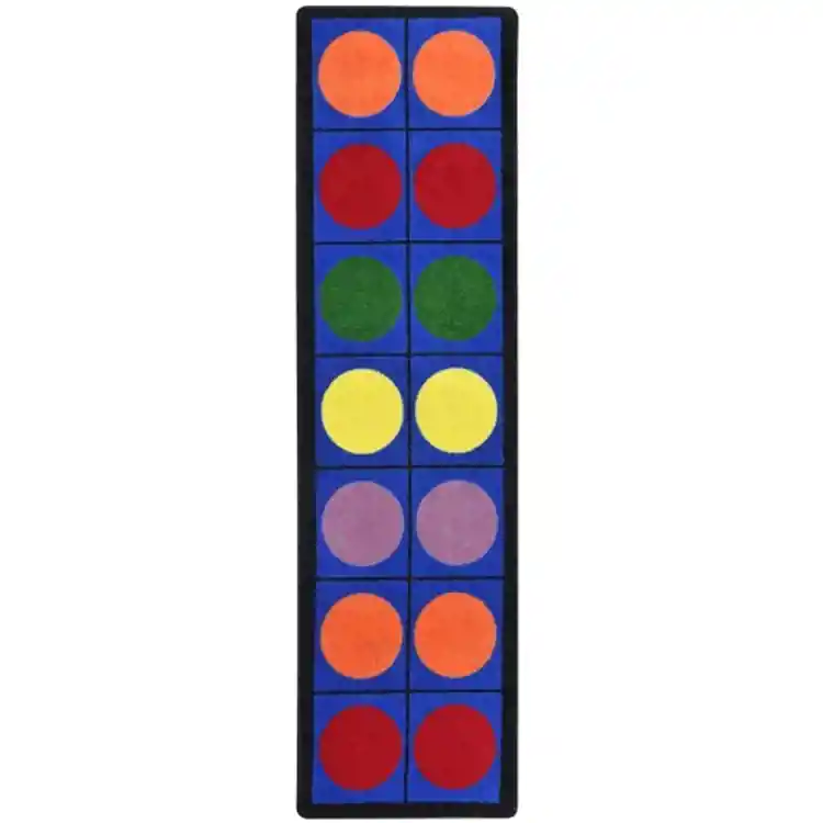 Lots of Dots Classroom Rug Runner