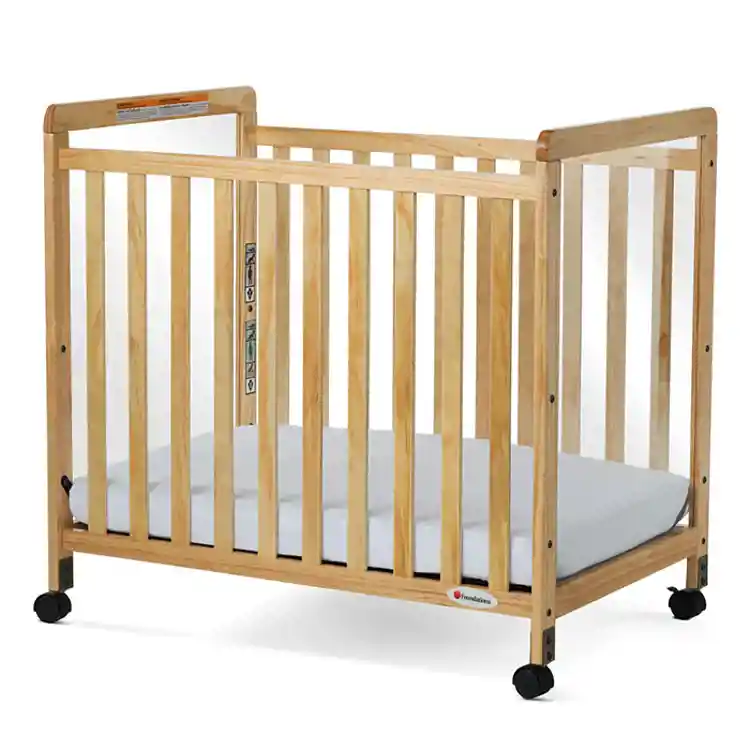 Foundations® SafetyCraft® Crib, Clearview Fixed Side