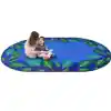 Breezy Branches Rug, Blue, Oval 5'4" x 7'8"