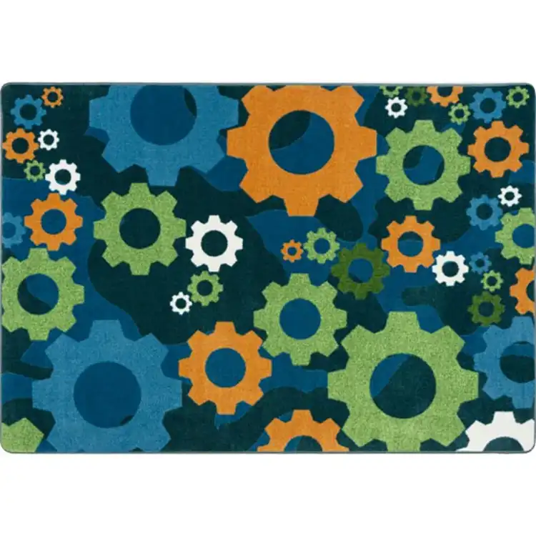 Shifting Gears, Citrus Rug
