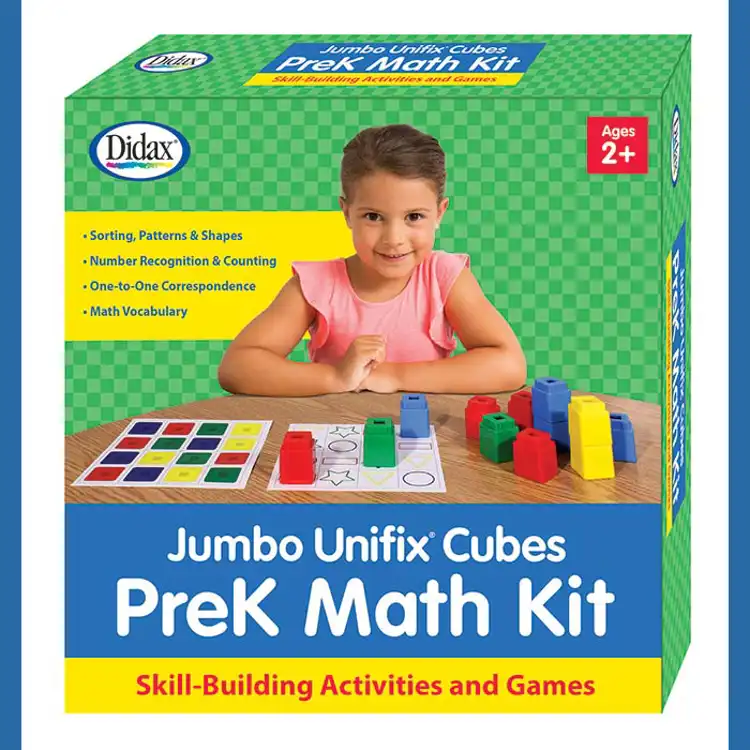 Jumbo Unifix Cubes Math Activity Kit