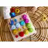 Rainbow Rings & Pegs Set