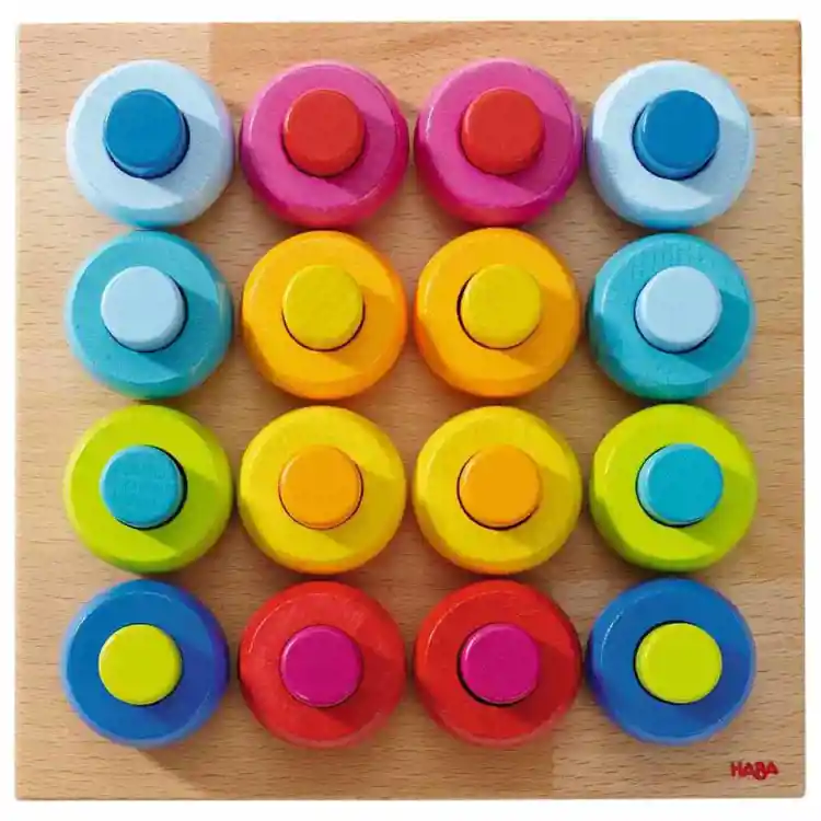 Rainbow Rings & Pegs Set