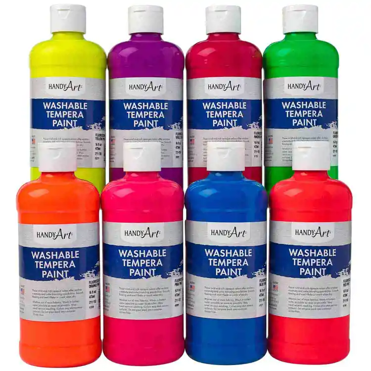 Washable Fluorescent Paint