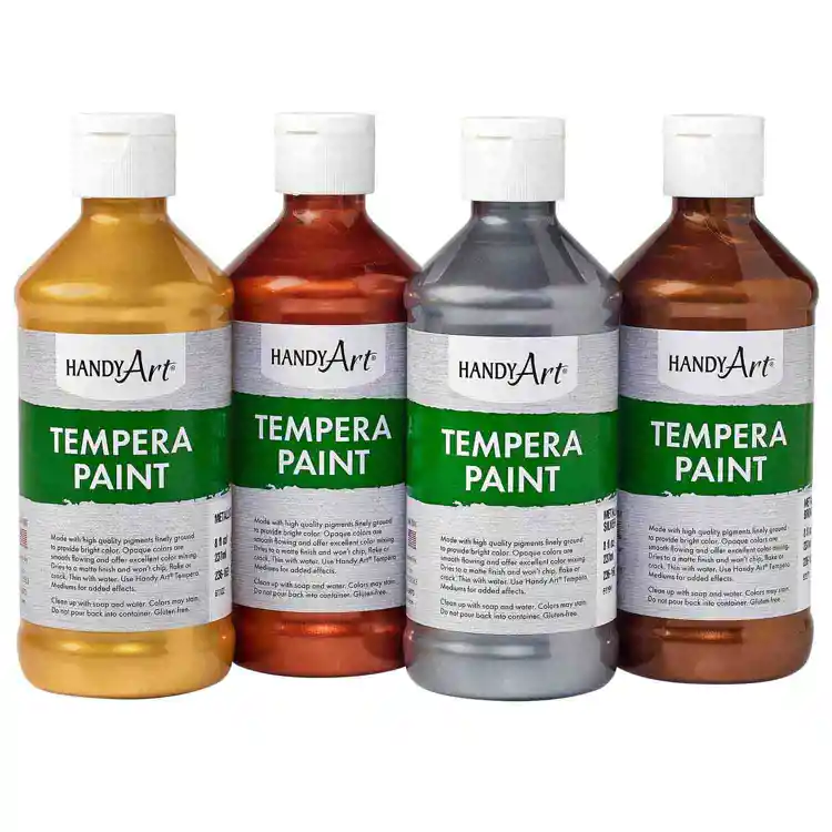 Metallic Tempera Paint