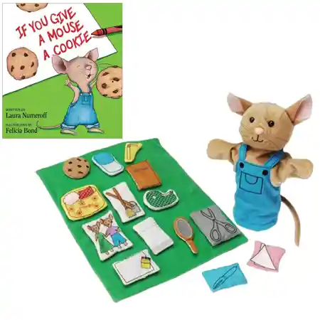 If You Give A Mouse A Cookie Book and Props