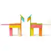 Tegu Magnetic Wooden Blocks, 24 Pieces - Tints