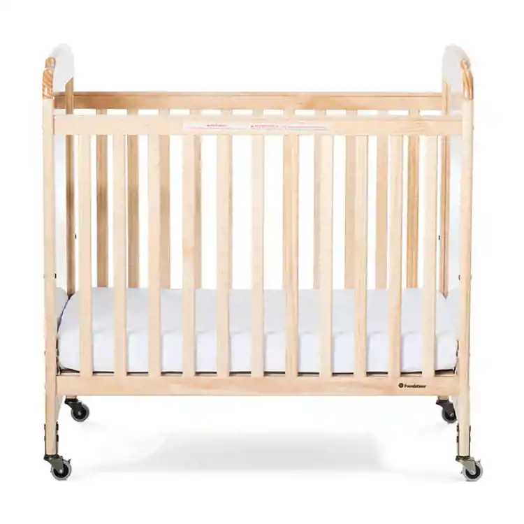 Next Generation Serenity® Crib - Natural, 1 Clear & 1 Mirror End Panel