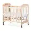 Next Generation Serenity® Crib - Natural, 1 Clear & 1 Mirror End Panel