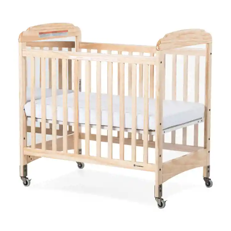 Next Generation Serenity® Crib - Natural, 1 Clear & 1 Mirror End Panel