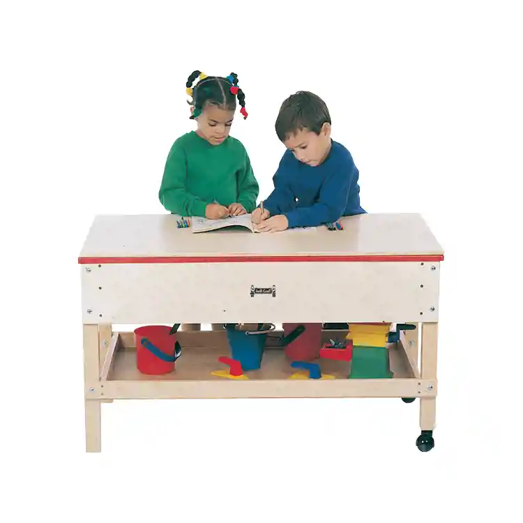 Sensory Table with Shelf