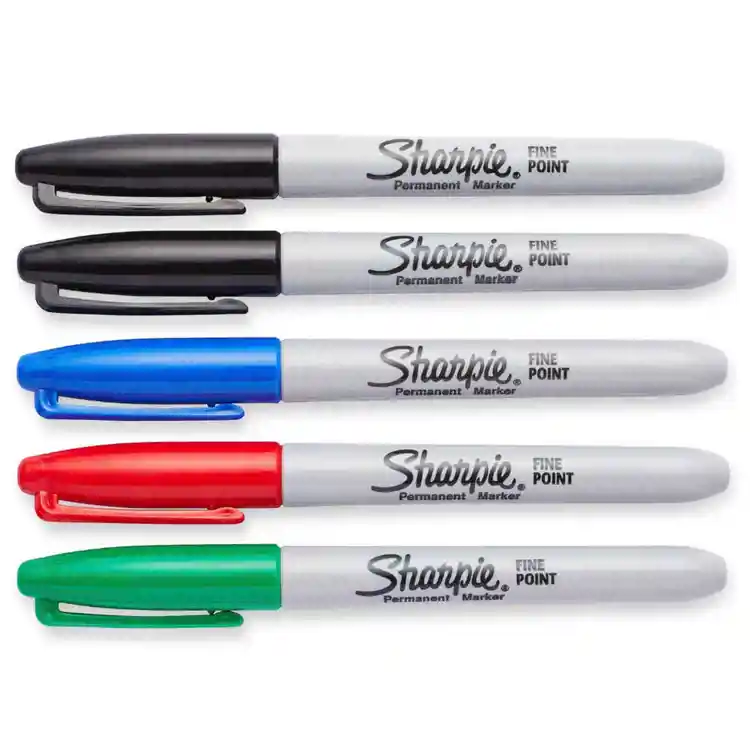 Sharpie Fine Point Markers, 5 Pack