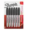 Super Sharpie® Markers, Black 6 Ct