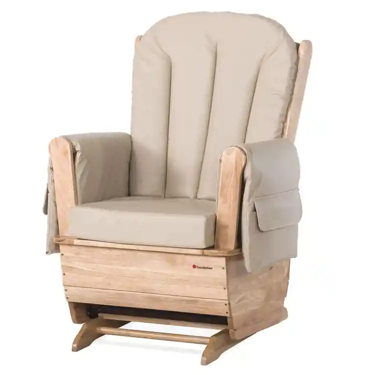 SafeRocker™ Glider Rocker with Vinyl Cushion