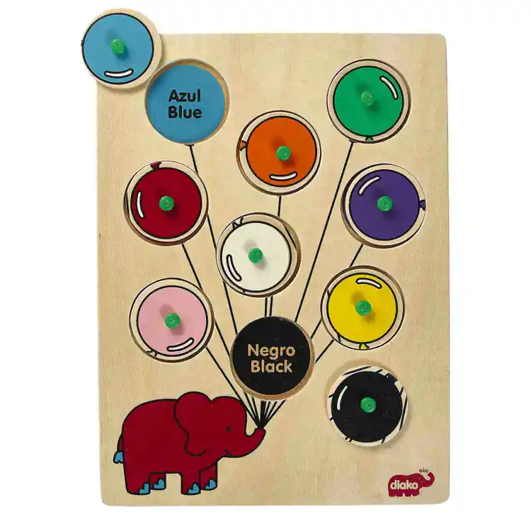 Shapes & Colors Peg Puzzle Set