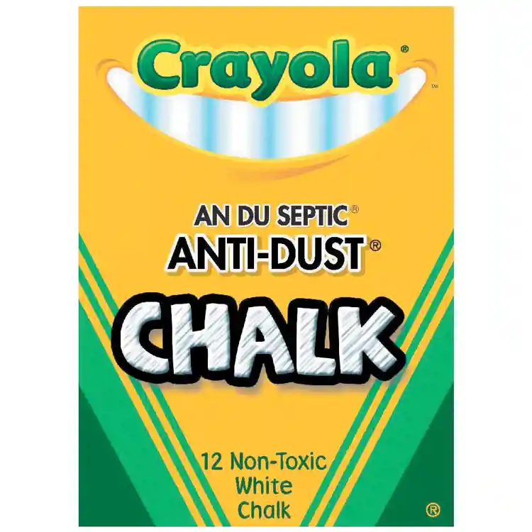 Crayola® Anti-Dust White Chalk