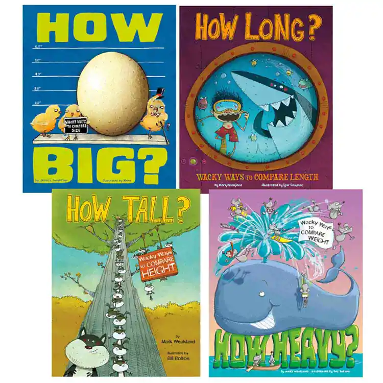 Wacky Math Comparisons Book Set