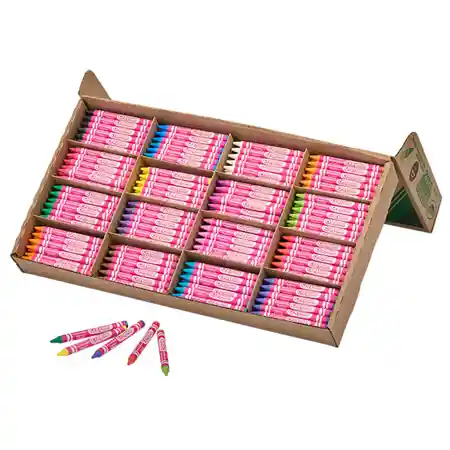 Crayola® Construction Paper™ Regular Crayons Classpack®
