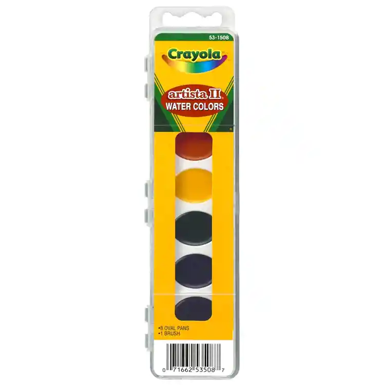 Crayola® Artista II® Watercolors, 8 Colors