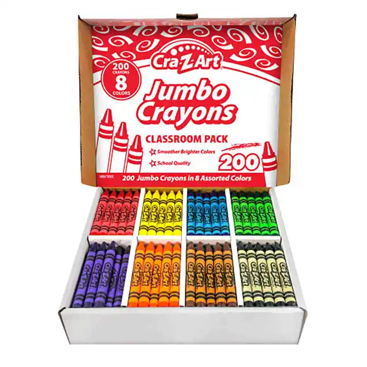 Crayons Large Size Classroom Pack