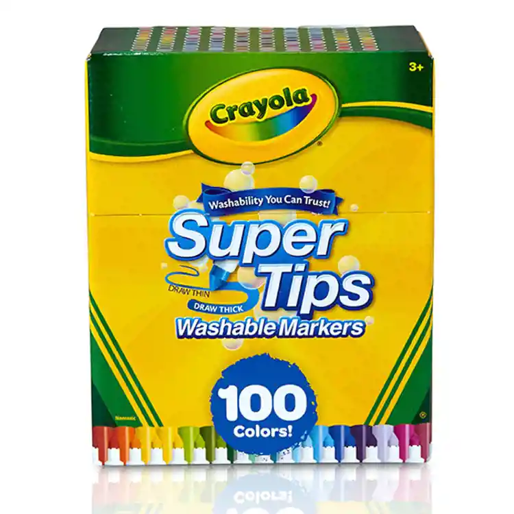 Crayola® Washable Super Tips Markers, 100 Ct