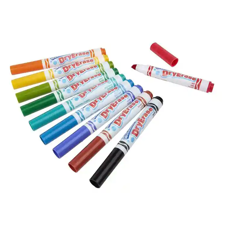 Crayola® Washable Dry-Erase Markers, Chisel Tip