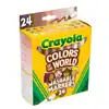 Crayola® Colors of the World™ Washable Broad Line Markers