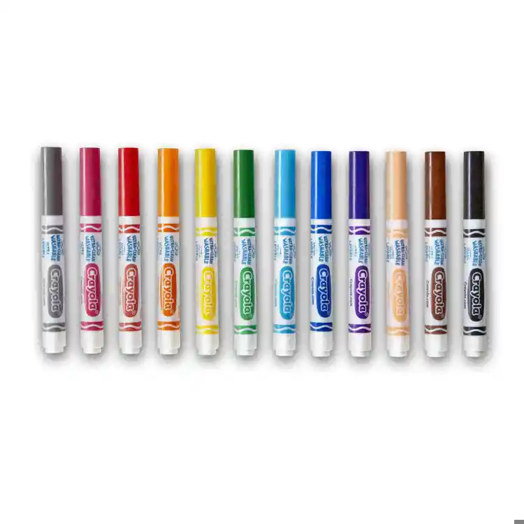 Crayola® Washable Broad Line Markers, Assorted Colors 12 Ct.