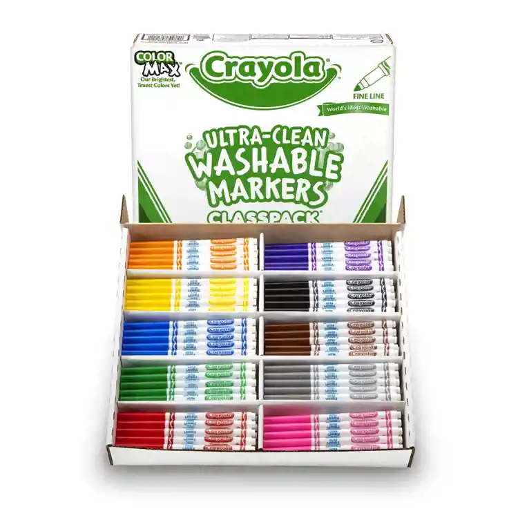 Crayola® Washable Fine Line Markers Classpack®