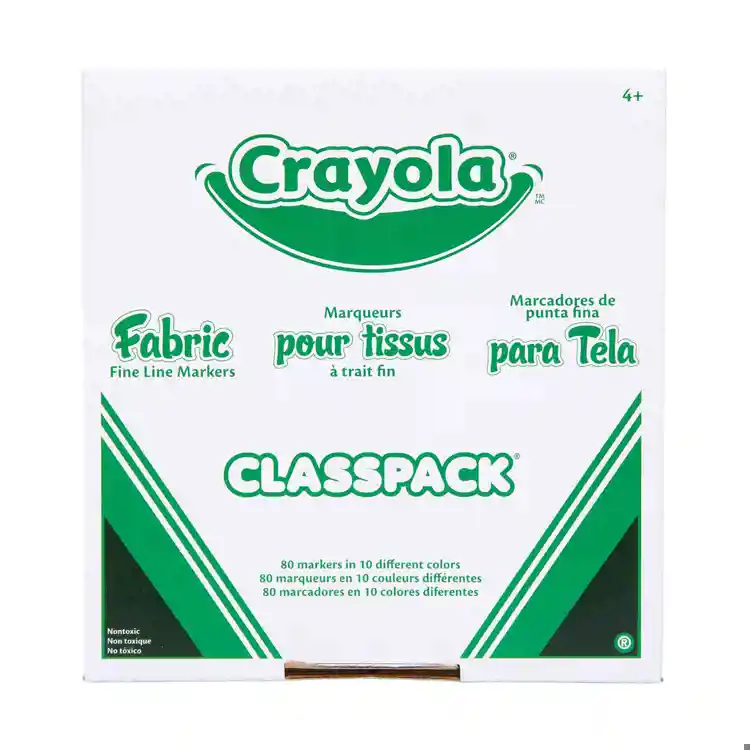 Crayola®  Fabric Marker Classpack®