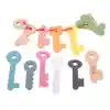 Rainbow Wooden Keys