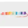 Rainbow Wooden Lacing Shapes