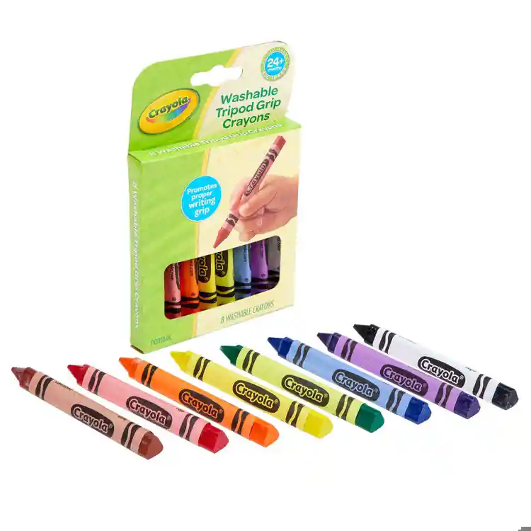 Crayola Washable Tripod Grip Crayons