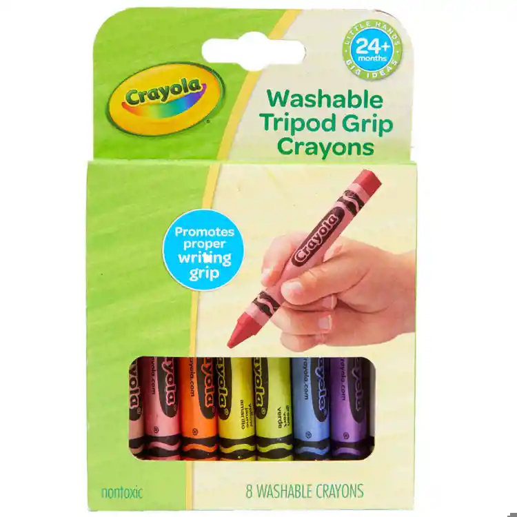 Crayola Washable Tripod Grip Crayons