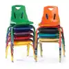 Berries® Plastic Chairs with Powder Coated Legs