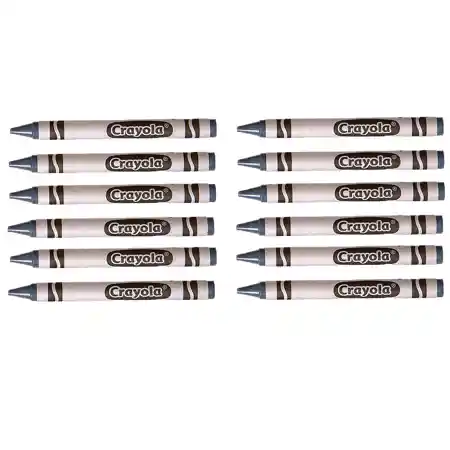 Crayola® Crayon Regular Refill, Gray