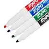 Expo Low Odor Dry-Erase Fine Markers, 4 Color Set