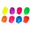 Washable Fluorescent Paint, Set of 8