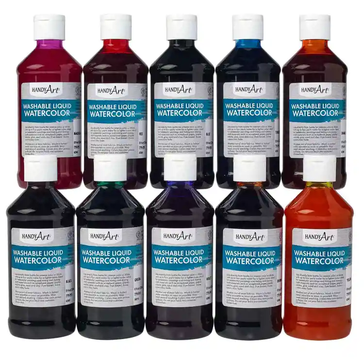 Washable Liquid Watercolor Set