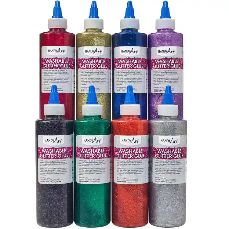 Washable Glitter Glue Set